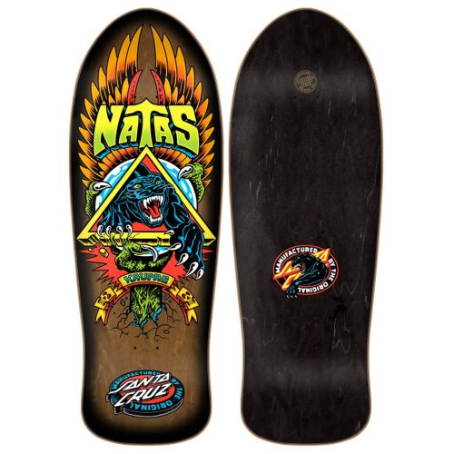 SANTA CRUZ FA25 SMA NATAS PANTHER REISSUE Skateboard DECK 10.538″ x 30.14″ BROWN STAIN