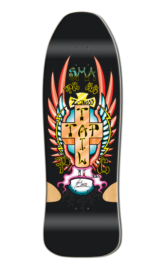 Old School SMA Wes Humpston PAUL CONSTANTINEAU Series Skateboard Deck (BLACK FORMICA)