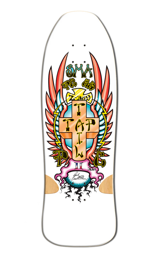 Old School SMA Wes Humpston PAUL CONSTANTINEAU Series Skateboard Deck (WHITE FORMICA)