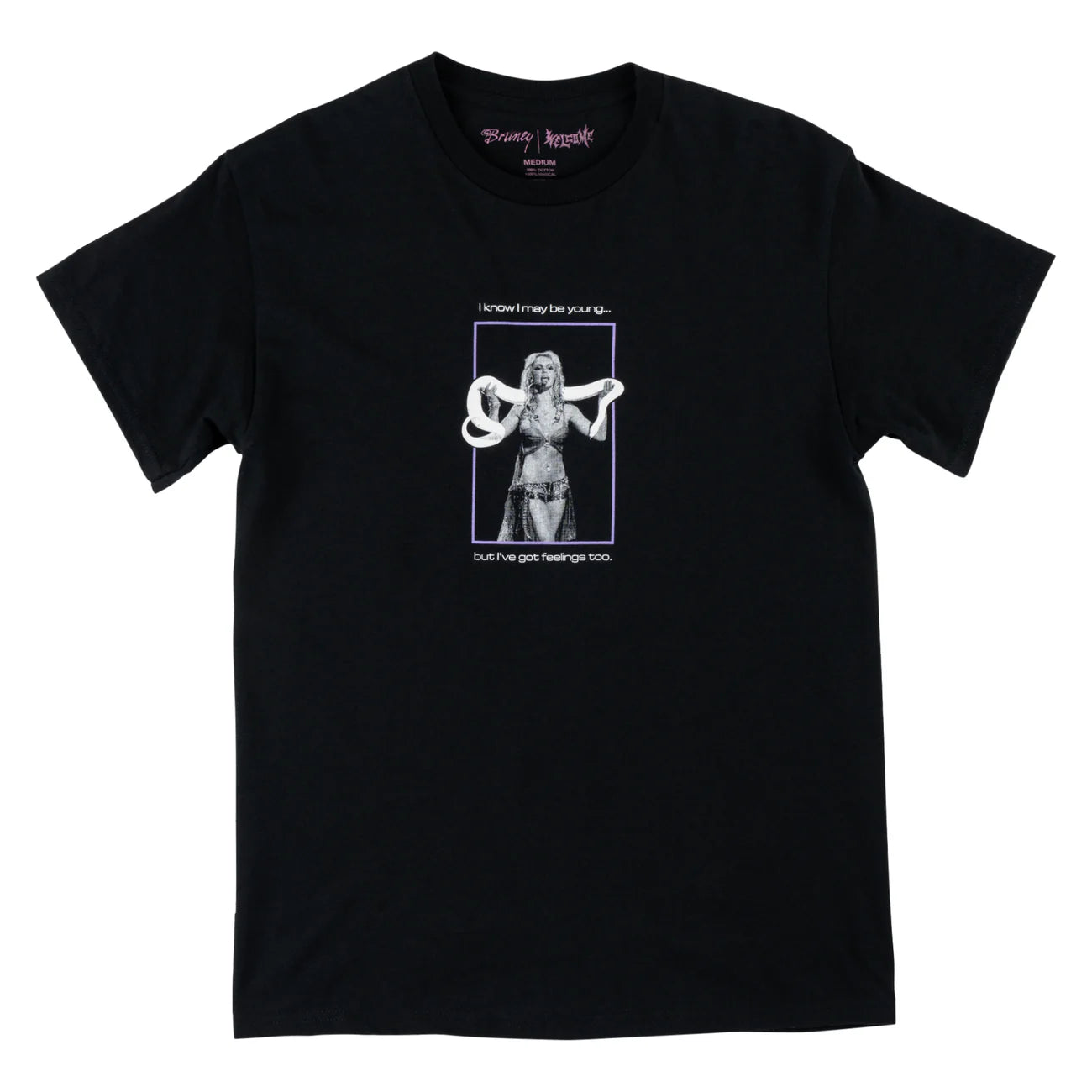 Britney Spears X Welcome - Princess Tee Shirt- Black