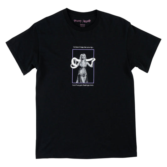Britney Spears X Welcome - Princess Tee Shirt- Black