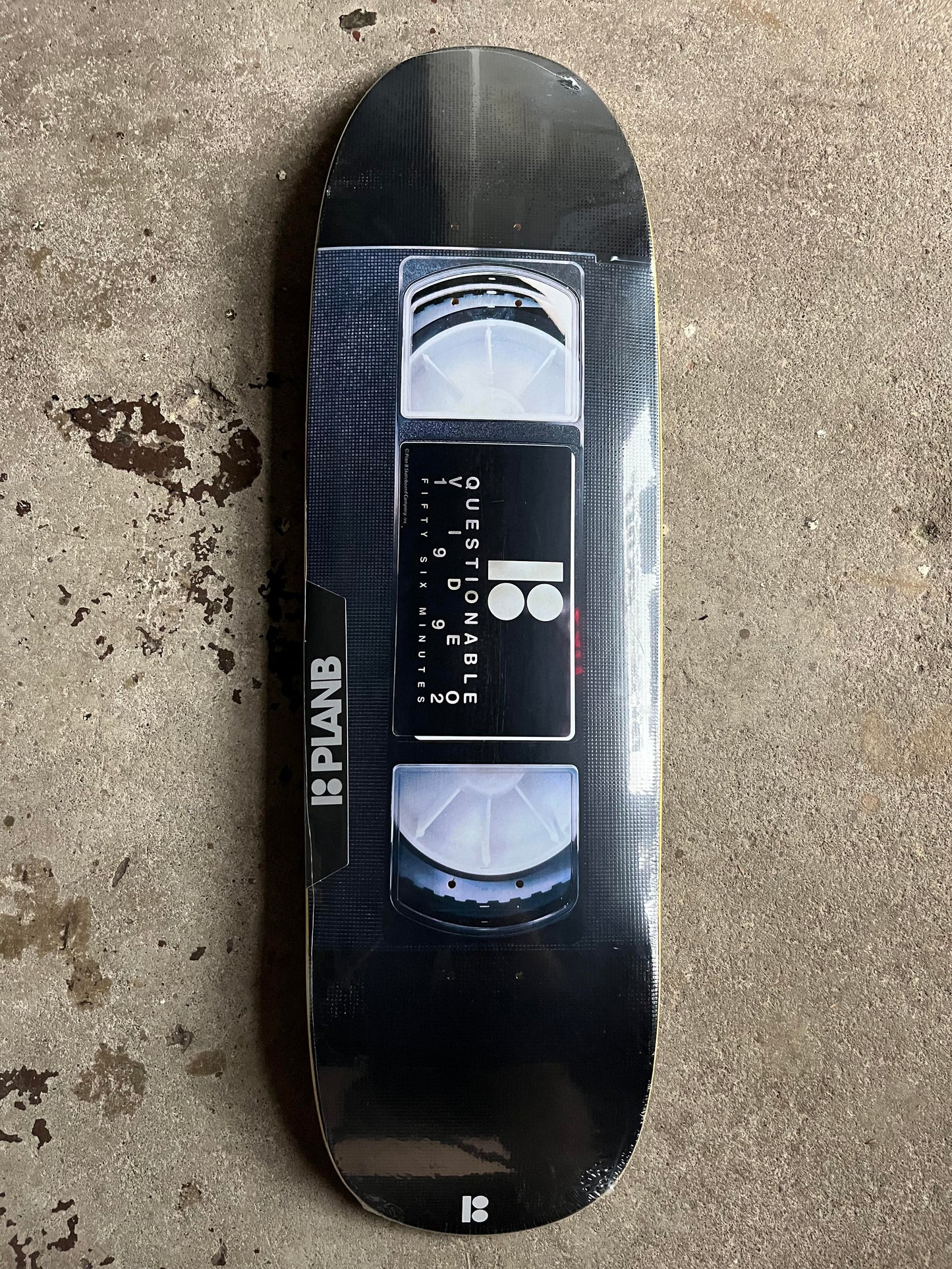 Plan B VHS Limited Edition Plan B Skateboard Deck Questionable Video