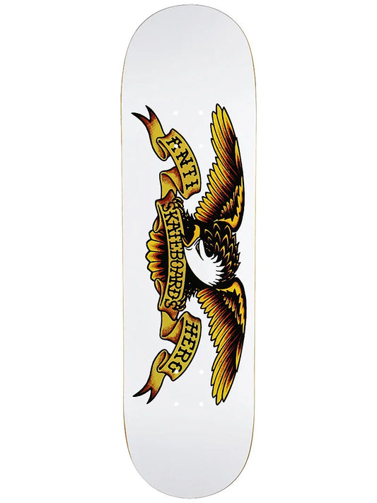 Anti Hero Classic Eagle White Skateboard Deck 8.75 x 32.75