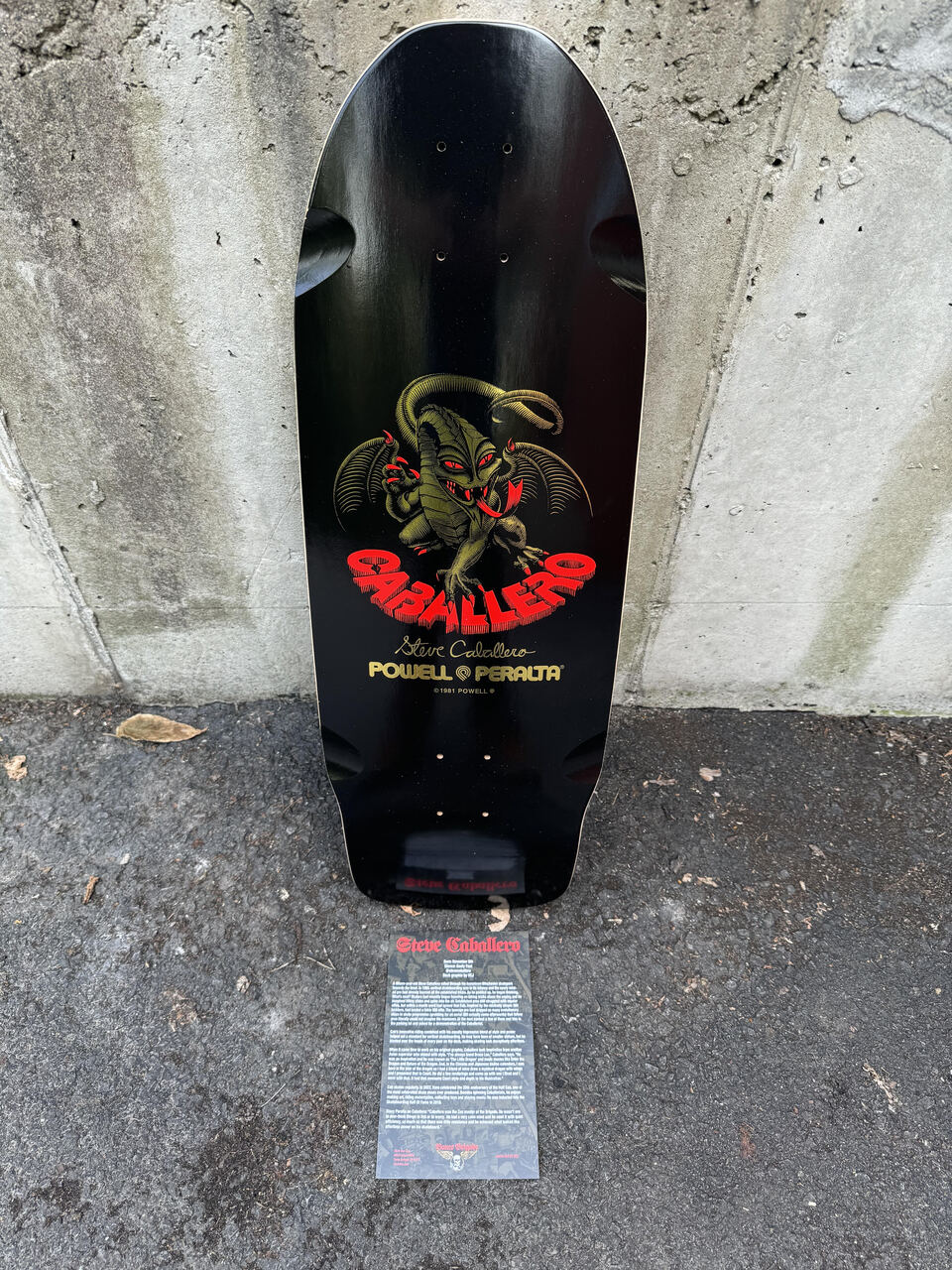 **Blem** Powell Peralta Bones Brigade 16th Series Steve Caballero Skateboard Deck