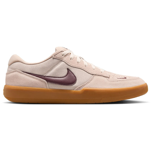 Nike SB Force 58 Shoes (Cream Two/Burgundy Crush-Gum Light Brown)