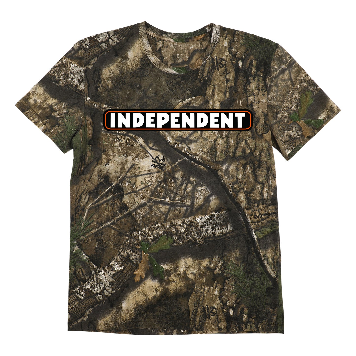 Bar Logo S/S Midweight T-Shirt Realtree APX Mens Independent