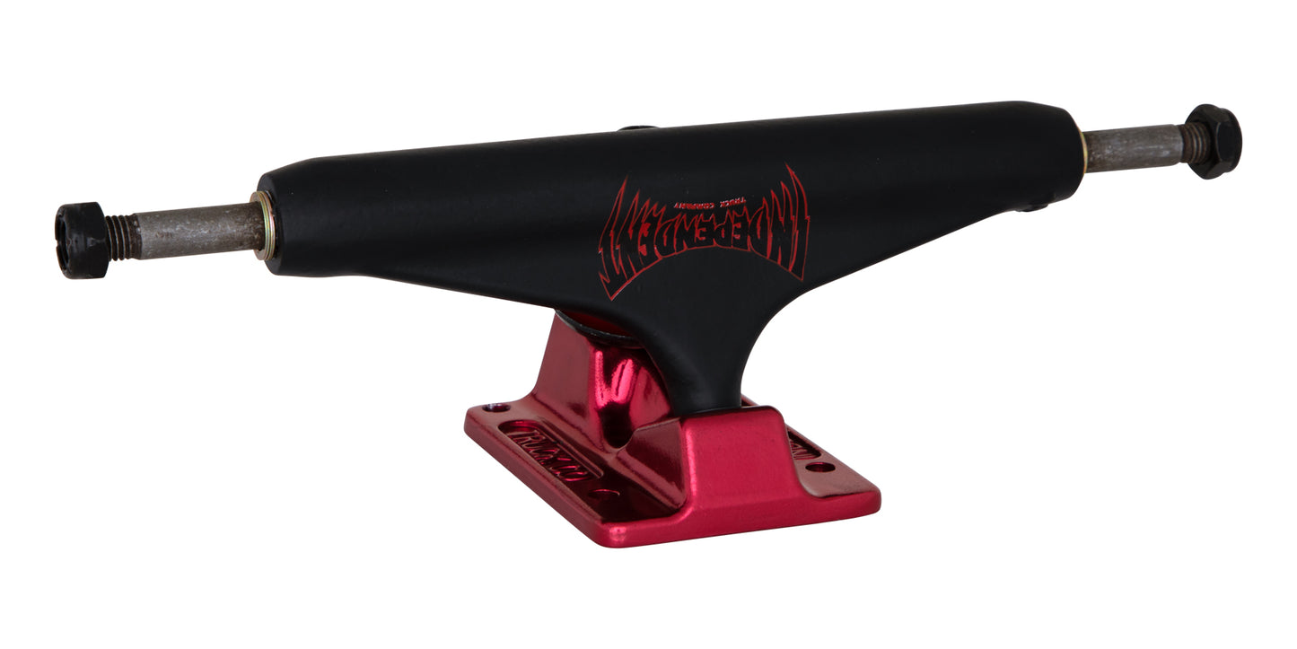 139mm Stage 11 Voltage Span Black / Ano Red Forged Hollow Independent Skateboard Truck (Set of 2)