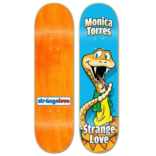 StrangeLove Monica Torres "Snake" 8.125" Skateboard Deck by Sean Cliver