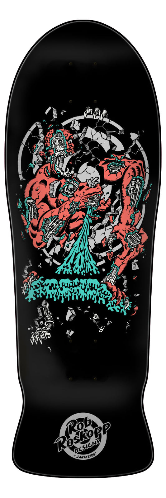 Santa Cruz Old School Roskopp Four Reissue Skateboard Deck 10.21" x 30.23"