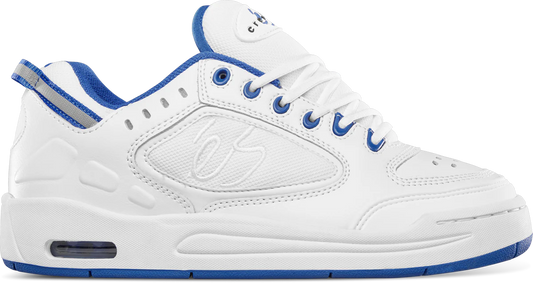eS Creager Shoes (White/Blue) FREE USA SHIPPING