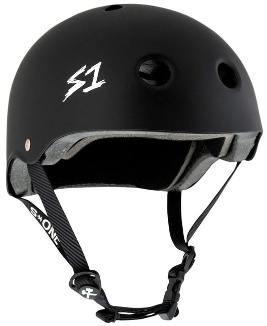 S-One S1 Lifer Helmet - Skateboard/ Bike Black Matte