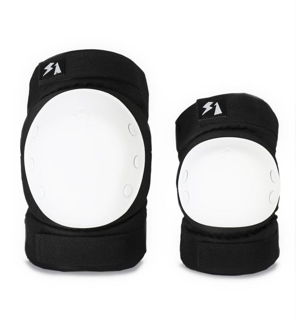 S-One S1 Park Knee and Elbow Skateboard/Bike Pad Sets - Black