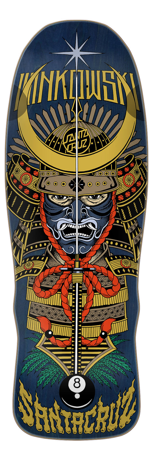 10.35in Winkowski Samurai Santa Cruz Shaped Skateboard Deck