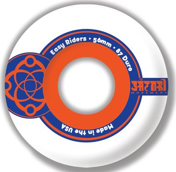 Satori 56mm Easy Rider Cruisers 87a Skateboard Wheels (Set of 4)