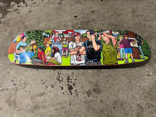 REGULAR Strangelove Serial Party II - Hand Screened Skateboard Deck LTD 9.0 x 32.45 x14.75 WB