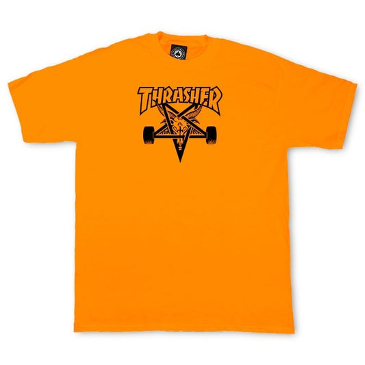 Thrasher Magazine Skategoat T-Shirt ONLY SMALL LEFT (Safety Orange)