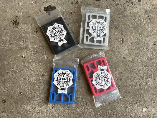 Dogtown Riser Pads 1/8" Set of 2 (Choose Color)