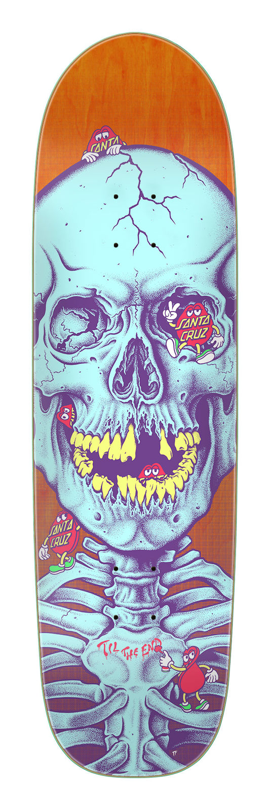 8.5in Dot Dudes Prismatic Santa Cruz FeelBase Skateboard Deck