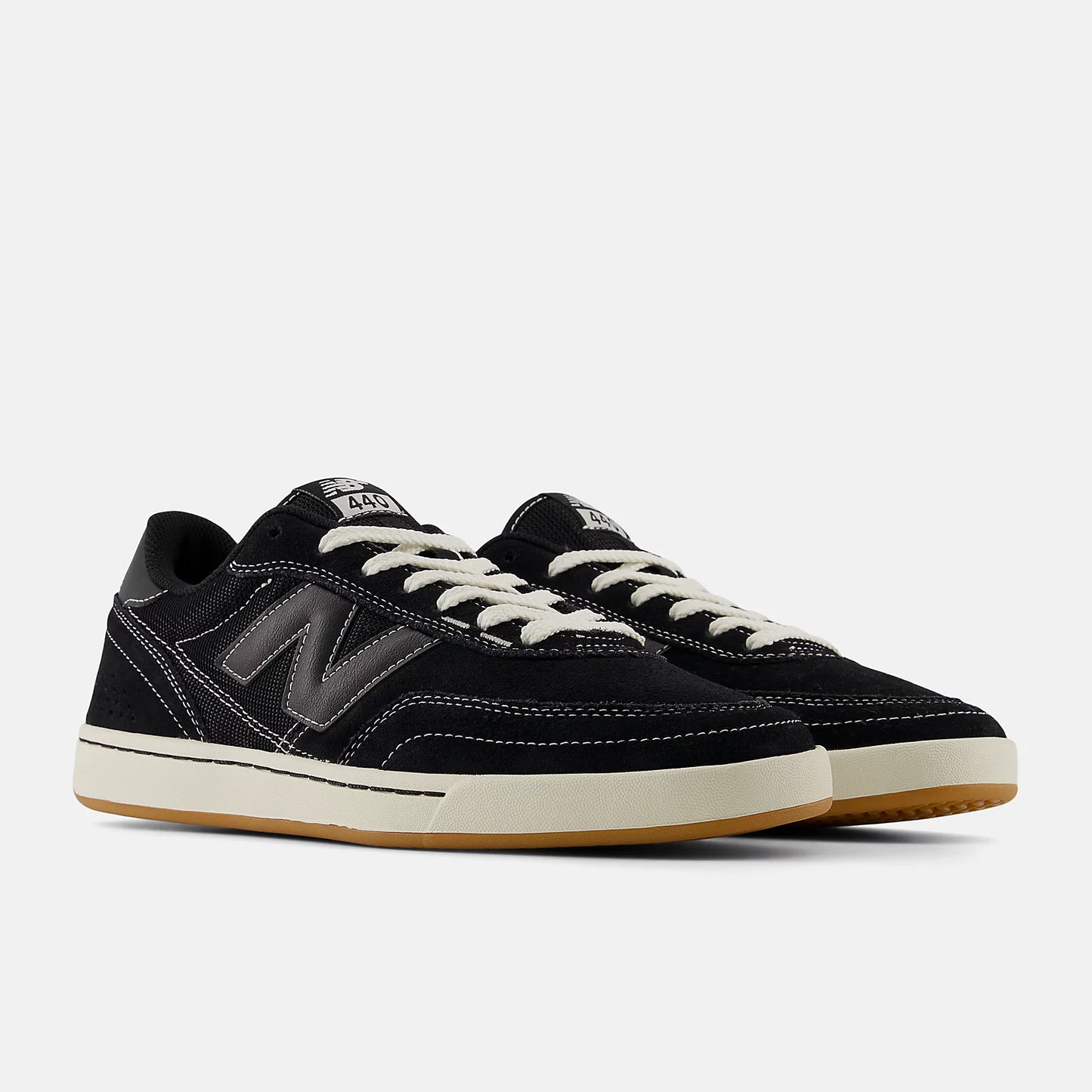 New Balance Numeric 440v2 Skateboard Shoes (BLACK with SEA SALT)