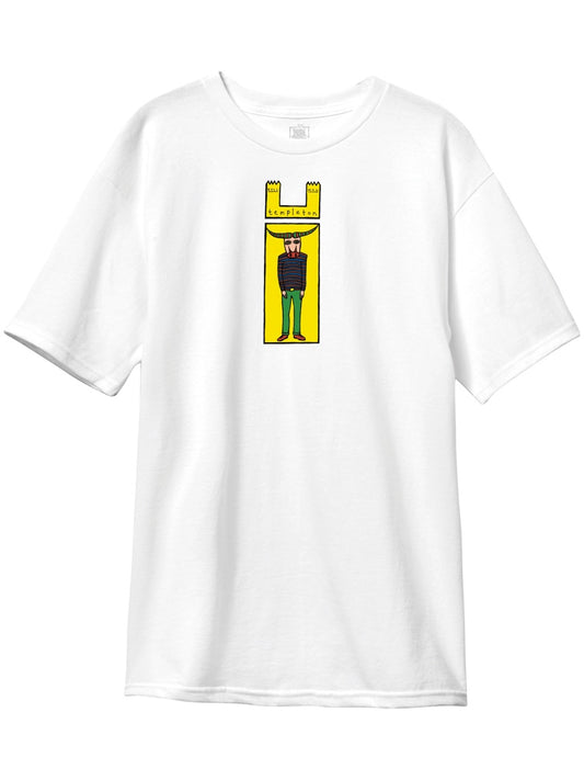 New Deal Templeton Bull Man T-Shirt (White)