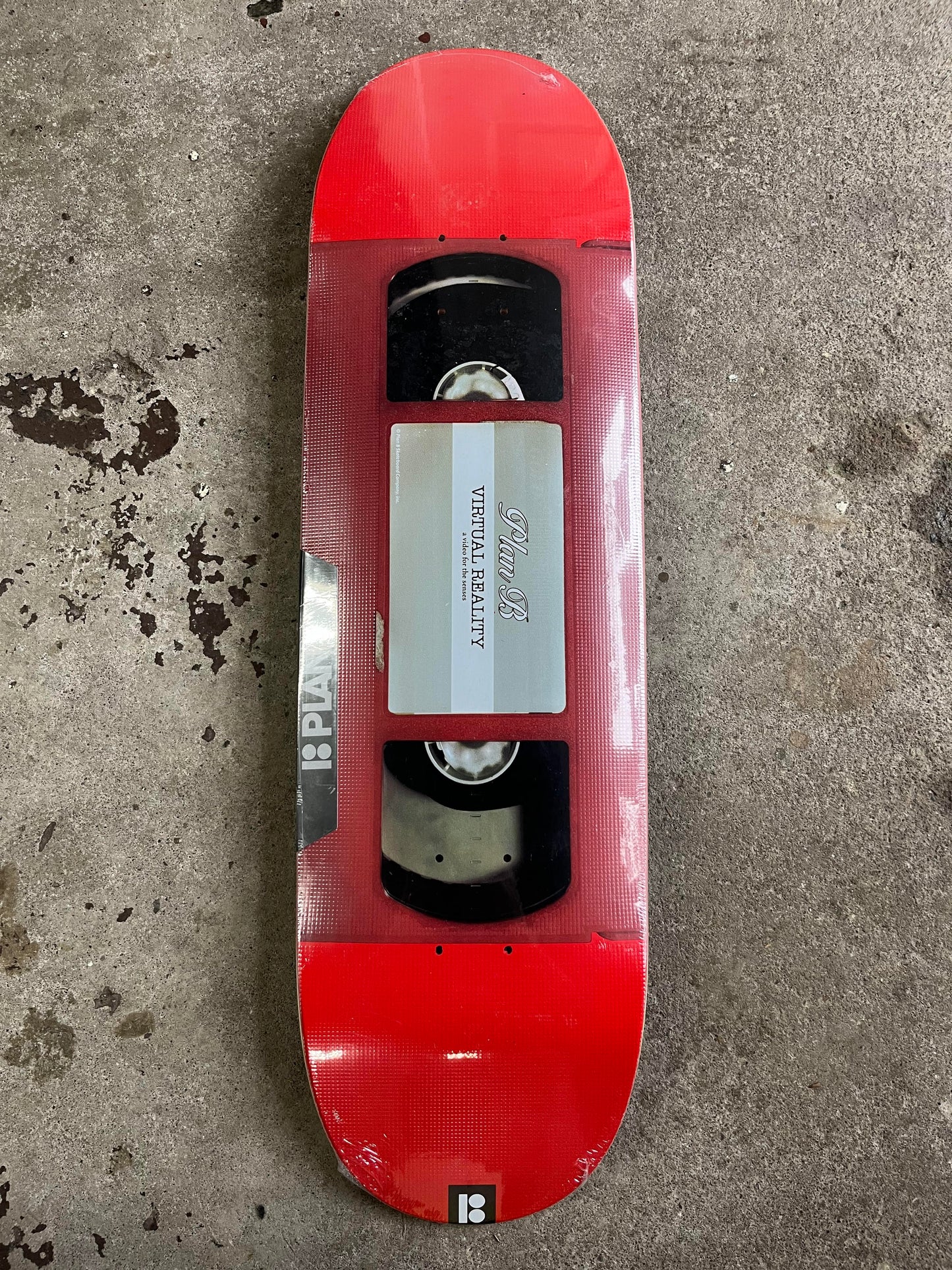 Plan B VHS Limited Edition Plan B Skateboard Deck Virtual Reality