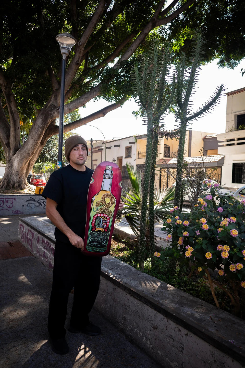 10.35in Winkowski Agave Snake Santa Cruz Shaped Skateboard Deck Old School