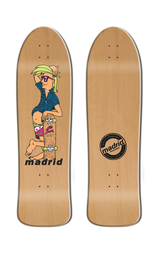 **Pre Order** Madrid Old School Reissue Skateboard Deck Mike Smith Longbody