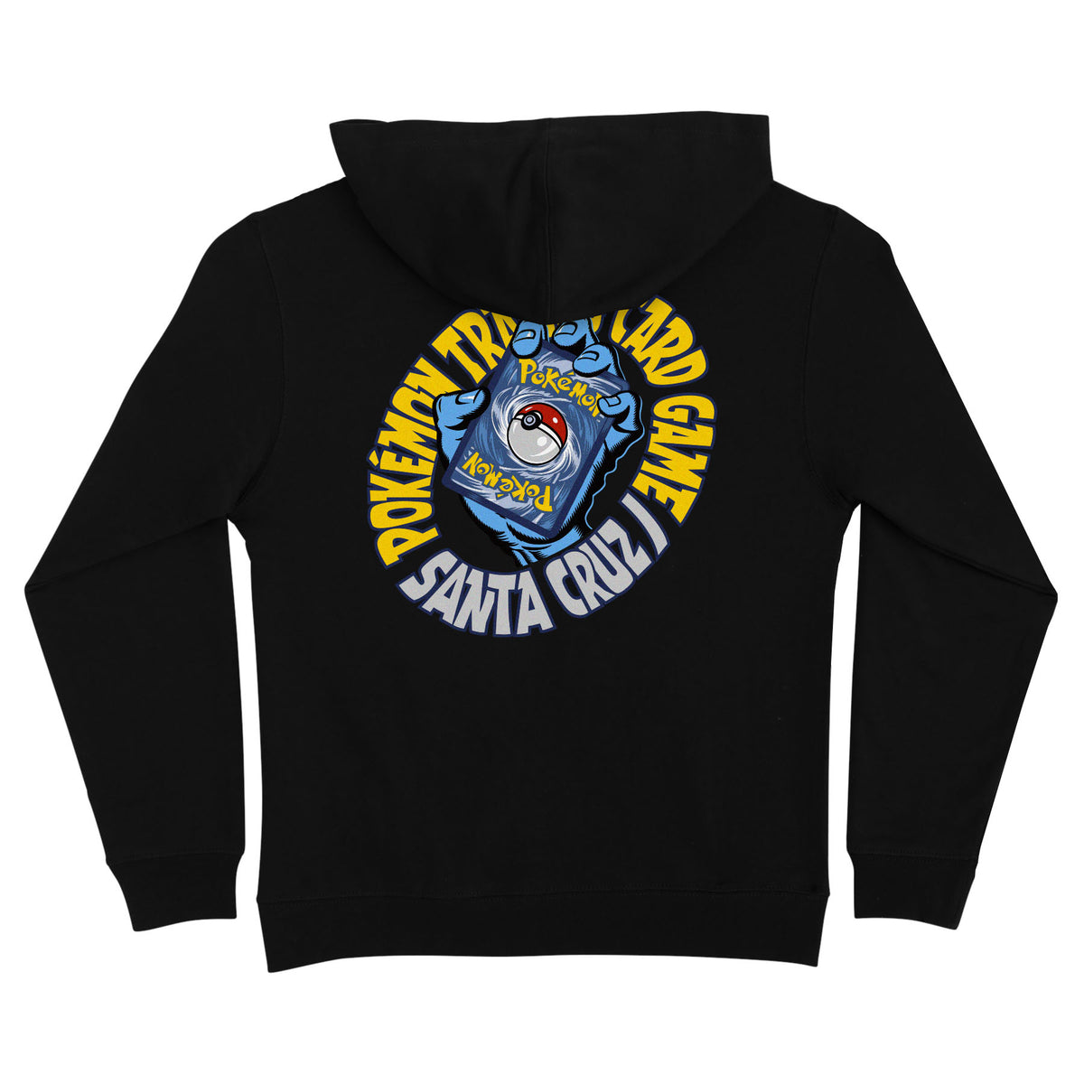 Pokémon TCG Hand "YOUTH" P/O Hooded Midweight Sweatshirt Santa Cruz - Black